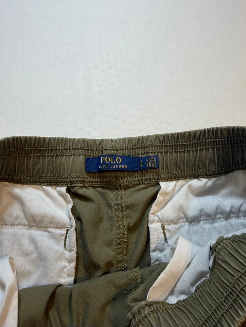 Polo Ralph Lauren Cargo Jogger Pants Ankle Zip